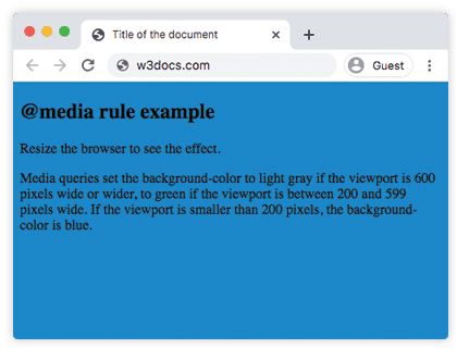 CSS @media múltiplas queries